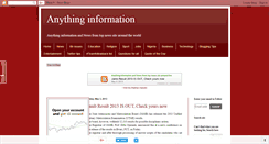 Desktop Screenshot of anythinginformations.blogspot.com