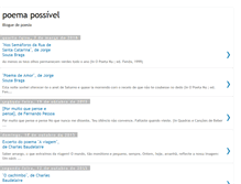 Tablet Screenshot of poemapossivel.blogspot.com