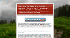 Desktop Screenshot of burnthefatfeedthemuscle-review.blogspot.com