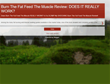 Tablet Screenshot of burnthefatfeedthemuscle-review.blogspot.com