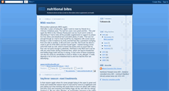 Desktop Screenshot of nutritionalbites.blogspot.com