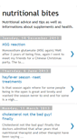 Mobile Screenshot of nutritionalbites.blogspot.com