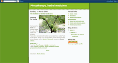 Desktop Screenshot of phytotherapy-herbs.blogspot.com