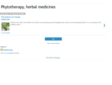 Tablet Screenshot of phytotherapy-herbs.blogspot.com