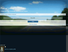 Tablet Screenshot of focusliving.blogspot.com