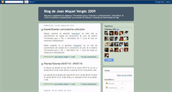 Desktop Screenshot of jmiquel2009.blogspot.com