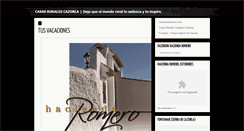 Desktop Screenshot of haciendaromero.blogspot.com