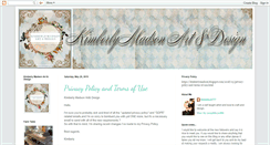 Desktop Screenshot of kimberlymadson.blogspot.com