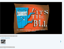 Tablet Screenshot of fitsthebill.blogspot.com