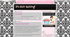 Desktop Screenshot of itshairraising.blogspot.com