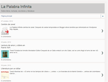 Tablet Screenshot of lapalabrainfinita.blogspot.com