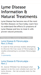 Mobile Screenshot of lymediseaseinfo.blogspot.com