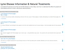 Tablet Screenshot of lymediseaseinfo.blogspot.com
