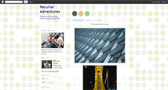 Desktop Screenshot of peculiaradventures.blogspot.com