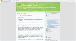 Desktop Screenshot of combesdailyemails.blogspot.com