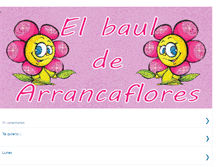 Tablet Screenshot of elbauldearrancaflores.blogspot.com