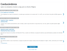 Tablet Screenshot of coeducandonos.blogspot.com