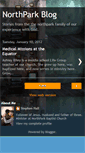 Mobile Screenshot of northparkblog.blogspot.com