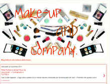 Tablet Screenshot of makeupandcompany.blogspot.com