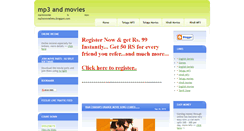 Desktop Screenshot of mp3nmovies.blogspot.com