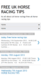 Mobile Screenshot of freeukhorseracingtips.blogspot.com