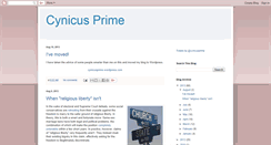 Desktop Screenshot of cynicusprime.blogspot.com