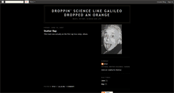 Desktop Screenshot of droppingsciencelikegalileo.blogspot.com