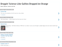 Tablet Screenshot of droppingsciencelikegalileo.blogspot.com