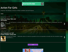 Tablet Screenshot of action4girls.blogspot.com