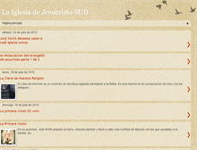 Tablet Screenshot of laiglesiadejesucristosudvzla.blogspot.com