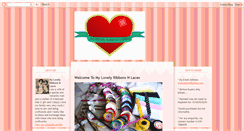 Desktop Screenshot of mylovelyribbonsnlaces.blogspot.com