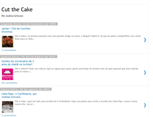 Tablet Screenshot of cuthecake.blogspot.com