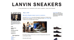 Desktop Screenshot of lanvinsneakers.blogspot.com