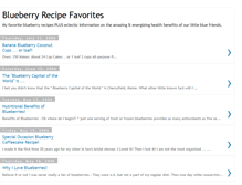 Tablet Screenshot of blueberry-recipe-favorites.blogspot.com