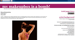 Desktop Screenshot of mymakeupboxisabomb.blogspot.com