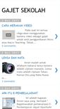 Mobile Screenshot of gajetsekolah.blogspot.com