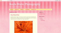 Desktop Screenshot of kayla-marie-photography.blogspot.com