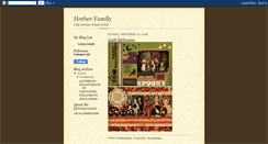 Desktop Screenshot of herberfamily.blogspot.com