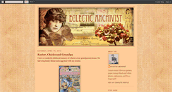 Desktop Screenshot of eclecticarchivist.blogspot.com