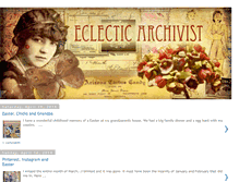 Tablet Screenshot of eclecticarchivist.blogspot.com