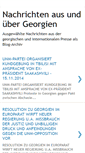 Mobile Screenshot of georgien-nachrichten.blogspot.com