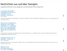 Tablet Screenshot of georgien-nachrichten.blogspot.com