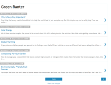 Tablet Screenshot of greenranter.blogspot.com