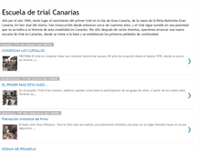 Tablet Screenshot of escueladetrialcanarias.blogspot.com