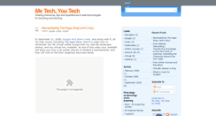 Desktop Screenshot of metechyoutech.blogspot.com