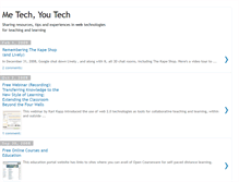 Tablet Screenshot of metechyoutech.blogspot.com