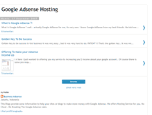 Tablet Screenshot of hostingadsense.blogspot.com