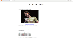 Desktop Screenshot of klangstudie.blogspot.com