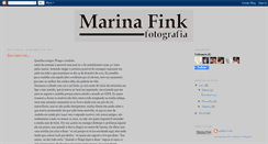 Desktop Screenshot of marinafinkfotografia.blogspot.com