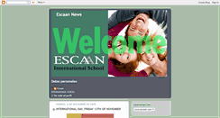 Desktop Screenshot of escaannews.blogspot.com